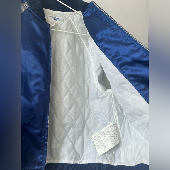 Comme des Garçons shirt boys CDG varsity bomber satin jacket - Picture 9 of 9